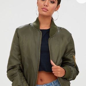 Military-Inspired Bomber Jacket